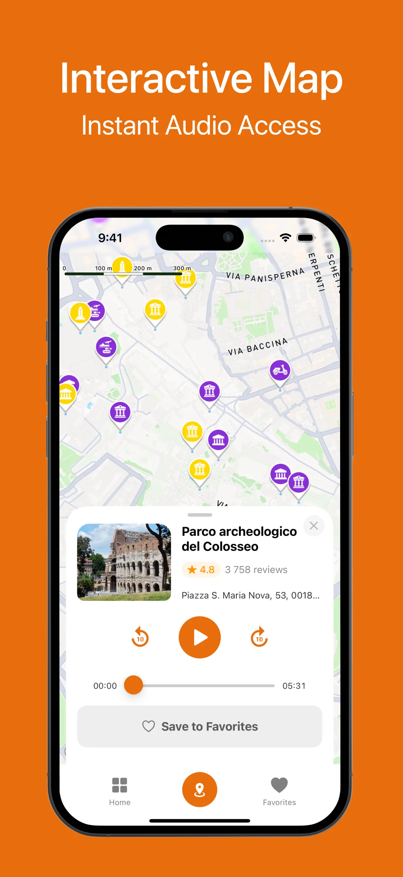 Visit Baku Map Page Screenshot